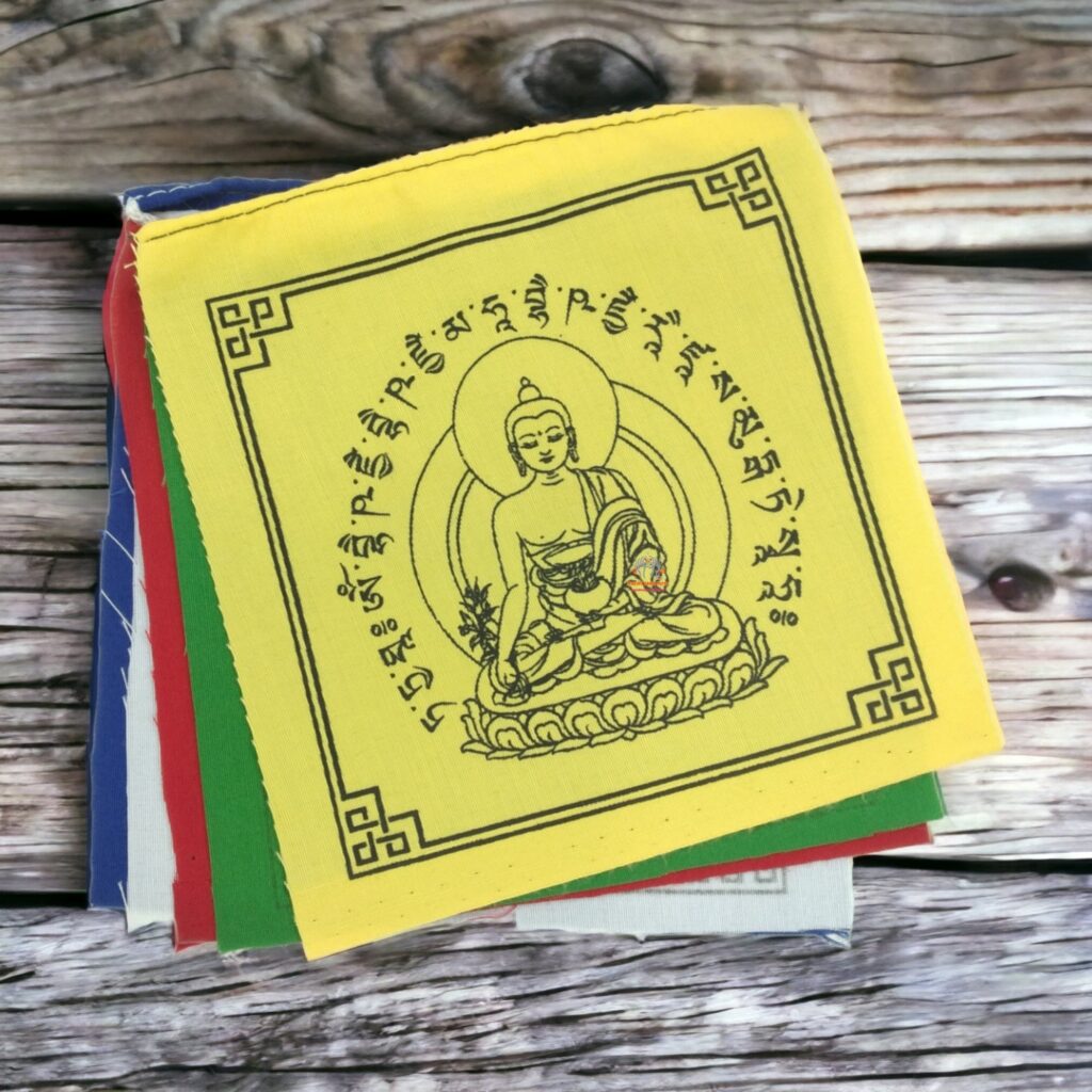 Tibetan Buddha Mantra Prayer Flag