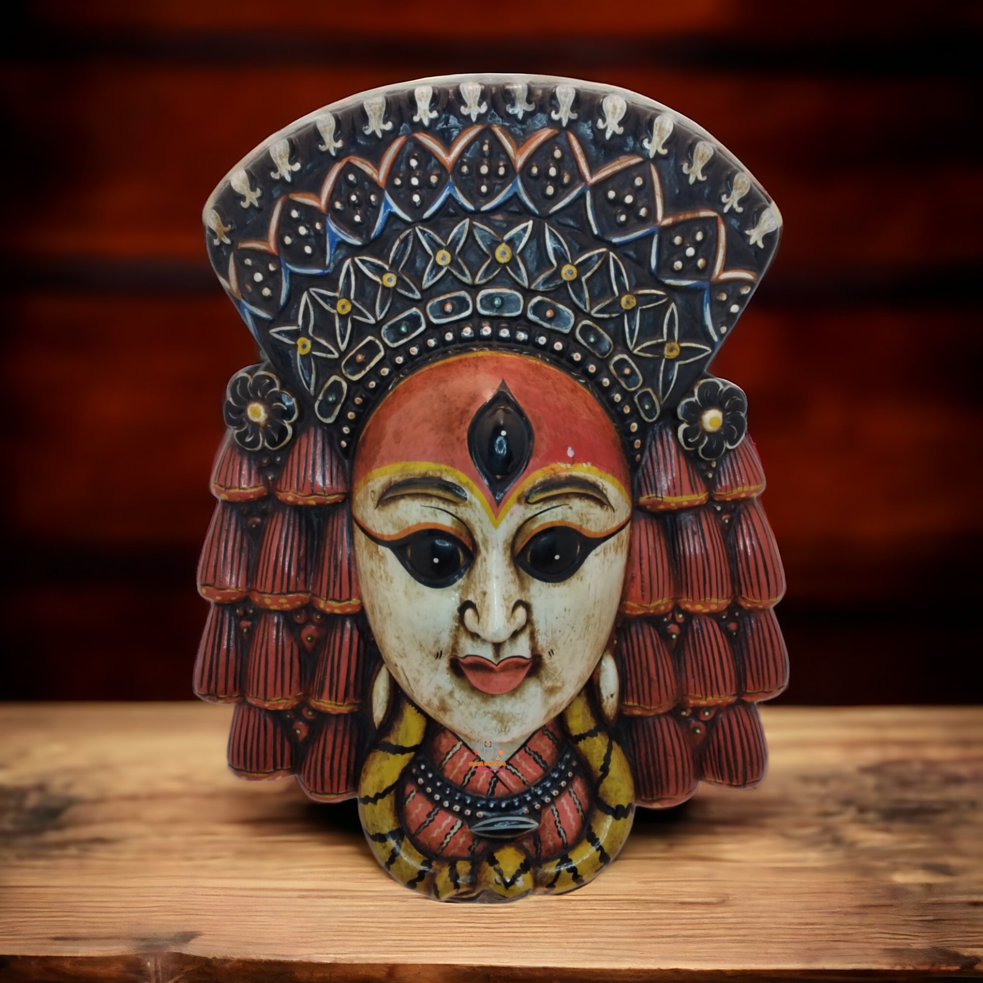 Kumari Living Goddess Mask