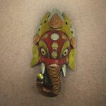 Ganesh Wooden Mask