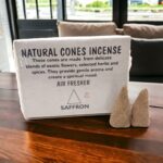 Natural Cone Incense Saffron