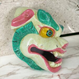 Snow lion Wooden Mask