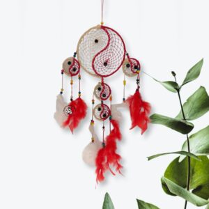 Nepali Colorful Yin Yang Dream Catcher