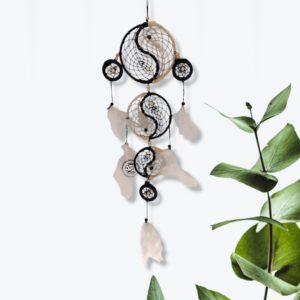 Nepali Yin Yang Dream Catcher