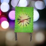 Tie Dye Lokta Lampshade