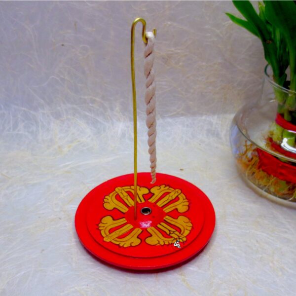 Dorje Incense Plate Red