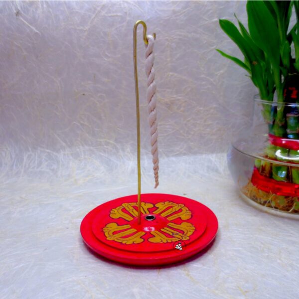 Dorje Incense Plate Red