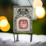 Dragon Printed Lampshade.