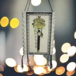 Prayer Wheel Lokta Lampshade