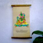 Green Tara Lokta Paper Wall Hanging Green Tara Wall Hanging