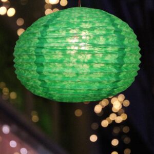 Paper Ball Lampshade Green