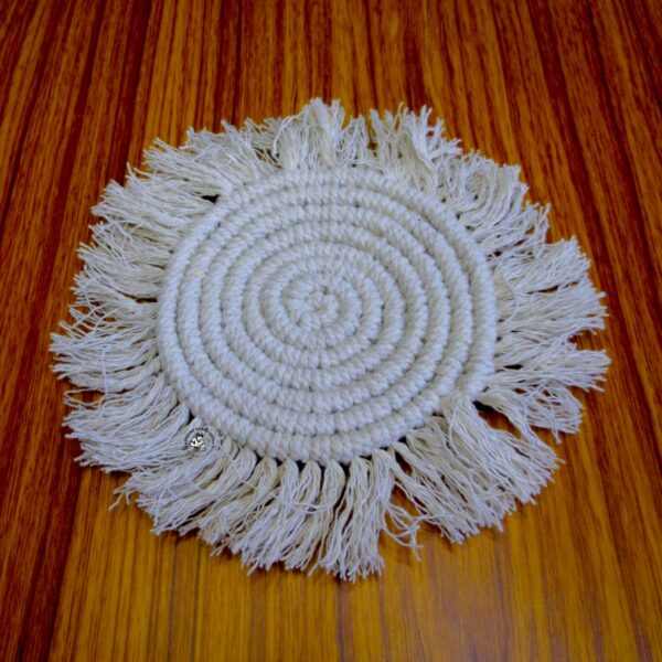 Macrame Cotton Coaster Spiral