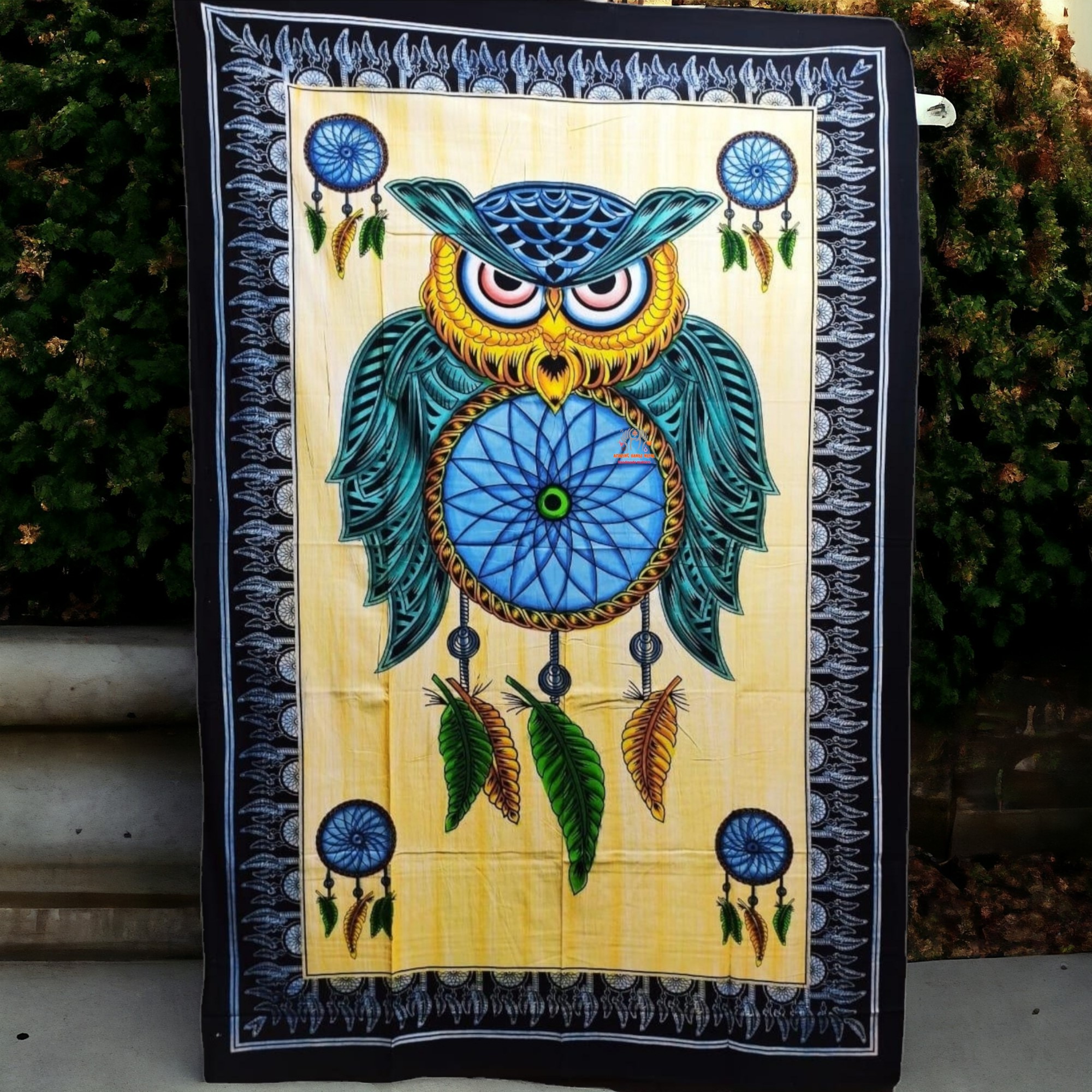 Owl Cotton Tapestry