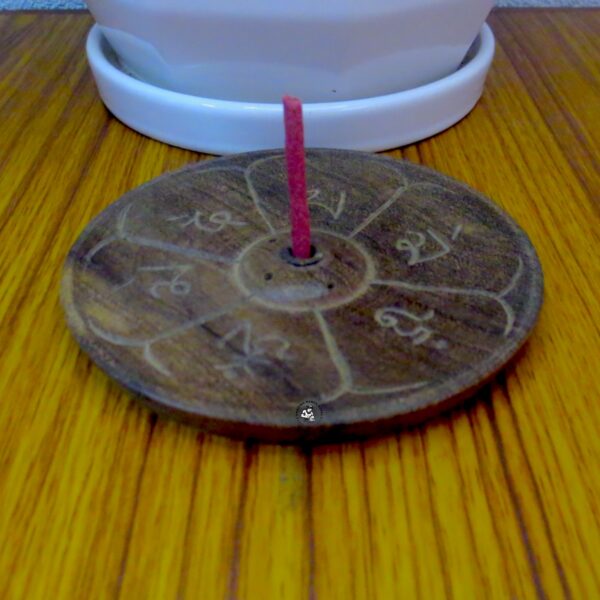 Tibetan Buddha Mantra Incense Holder