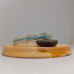 Tibetan Cherry Blossom Turquoise Bracelet
