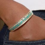 Tibetan Cherry Blossom Turquoise Bracelet