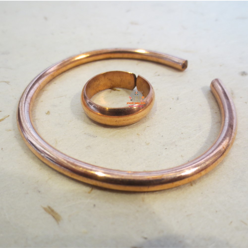 Copper Bracelet & Finger Ring