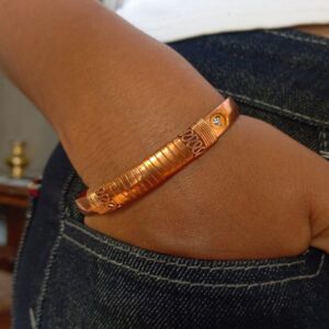 Tibetan Copper Rolled-up Bracelet