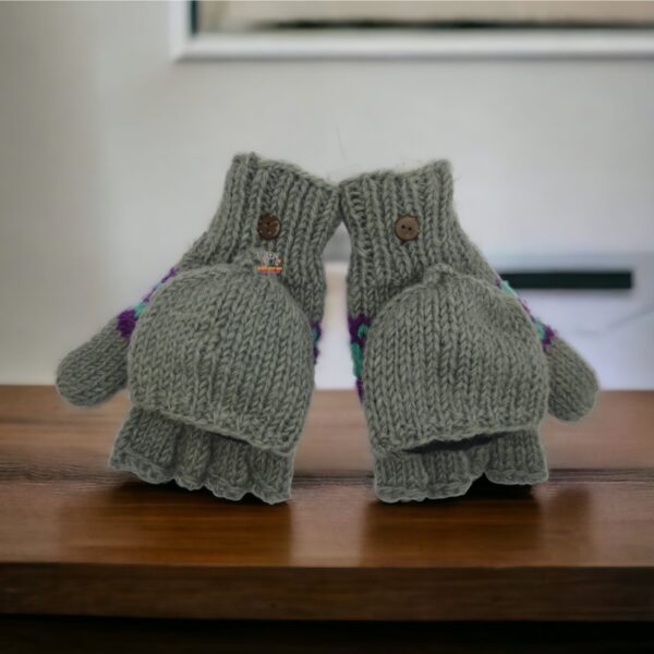 Foldable Woolen Gloves