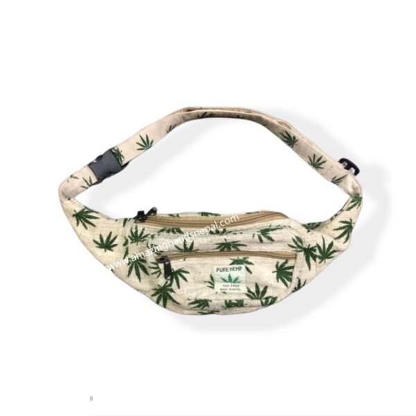 Hemp Leaf Belt Bag