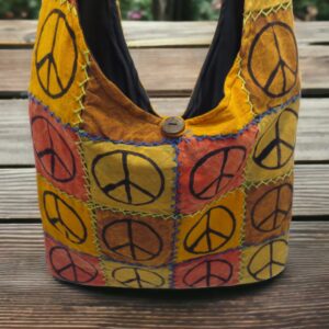 Peace Patched Bag