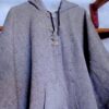 Snake Skin Dotted Cotton Poncho