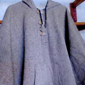 Snake Skin Dotted Cotton Poncho
