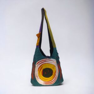 Spiral Patched Bag