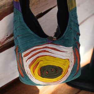 Spiral Patched Bag