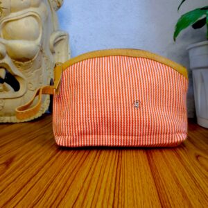 Woven Basic Leather Pouch