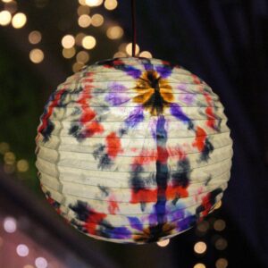Tie-Dye Lantern Lampshade