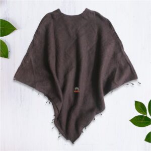 Woolen Poncho Short