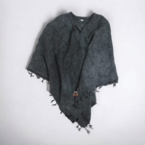 Woolen Poncho Short