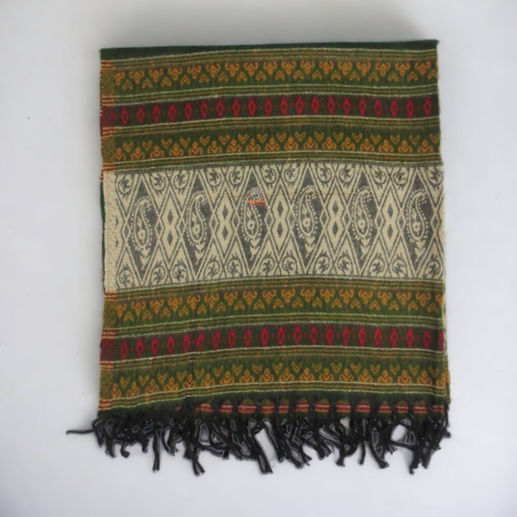 Jacquard Design Nepali Woolen Shawl