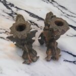 Snow Lion Candle Holder