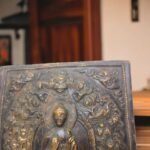 Buddha Copper Antique Frame