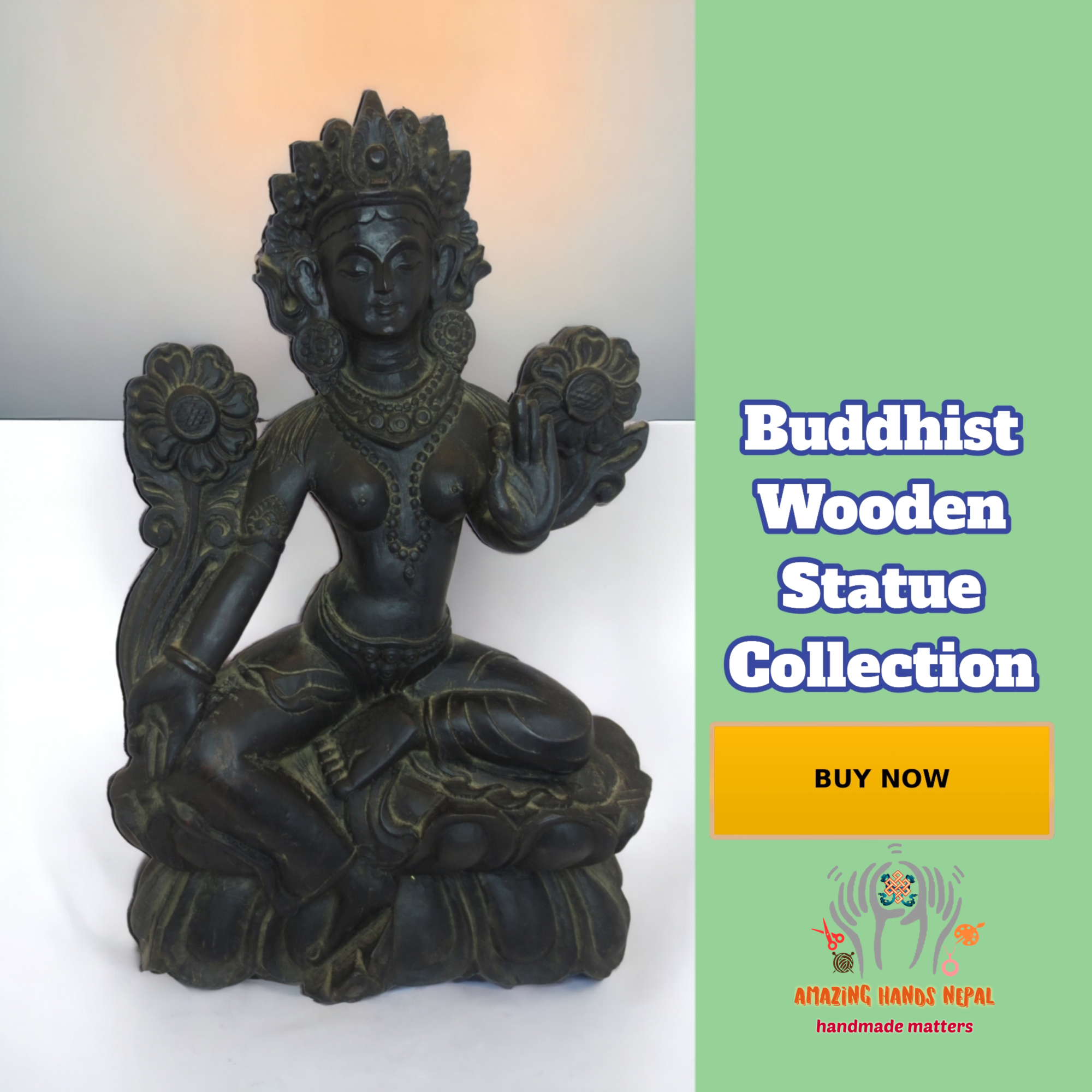 Himalayan Wooden Statues