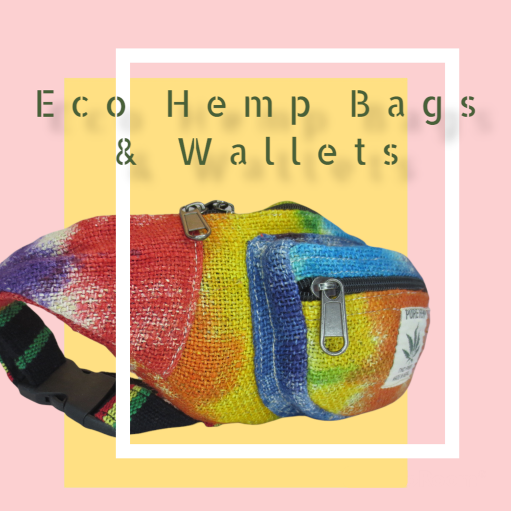Himalayan Eco-Friendly Hemp Bags and Wallets