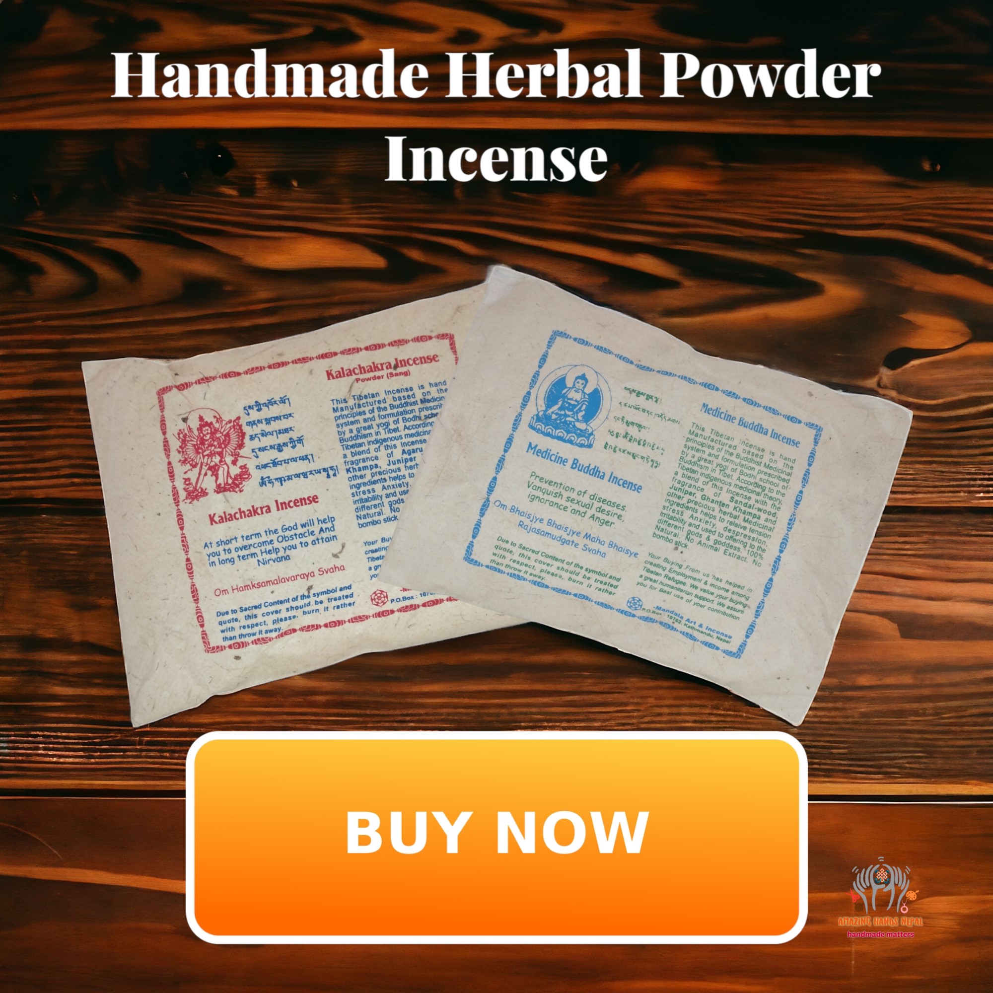 Himalayan Handmade Herbal Powder Incense