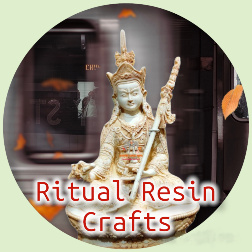 Himalayan Handmade Resin Ritual Crafts