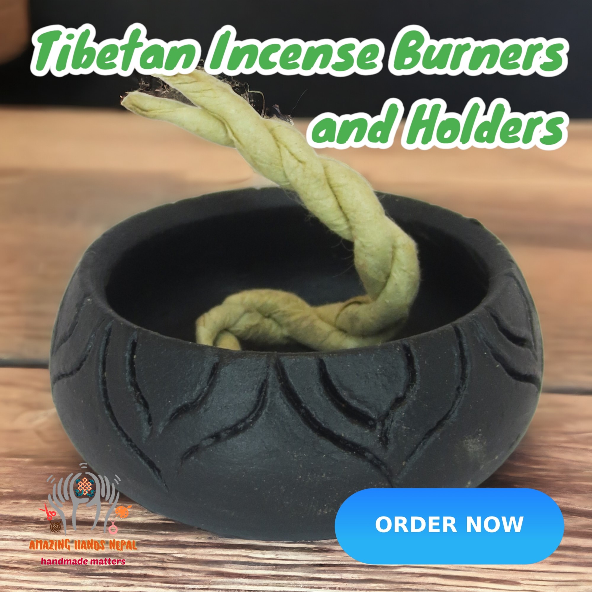 Tibetan Incense Holder and Burner