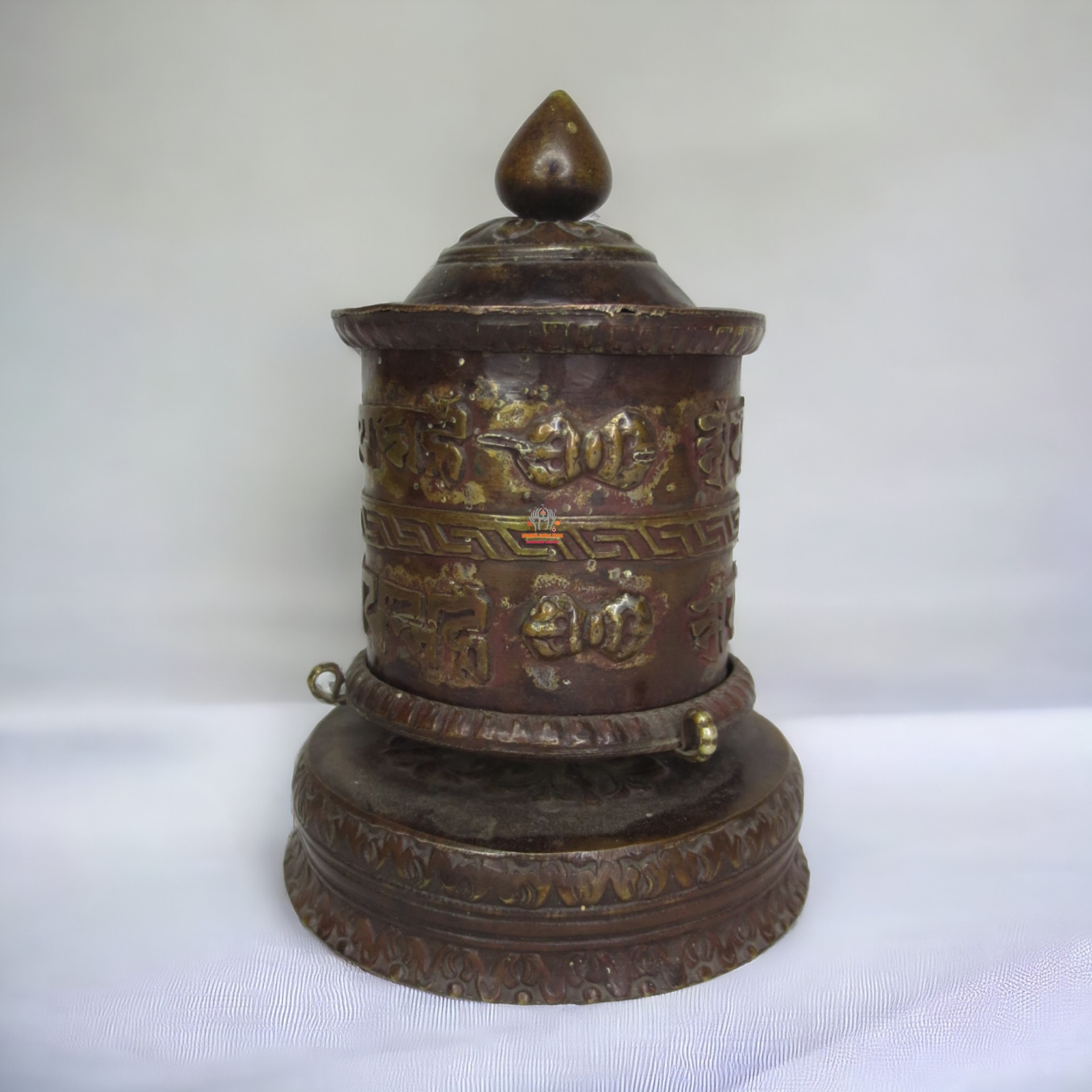 Antique Copper Prayer Wheel - Amazing Hands Nepal