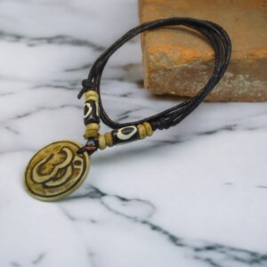 Sanskrit Om Necklace