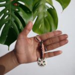 Cat Face Bone Keyring Bone Keyring
