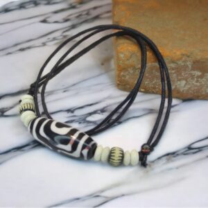 Tibetan Dzi Necklace