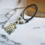 White Bone Tortoise Necklace White Bone Tortoise Necklace
