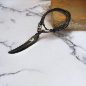 Yin Yang Tooth Necklace