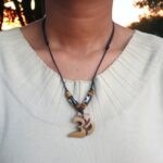 Yoga Om Bone Necklace