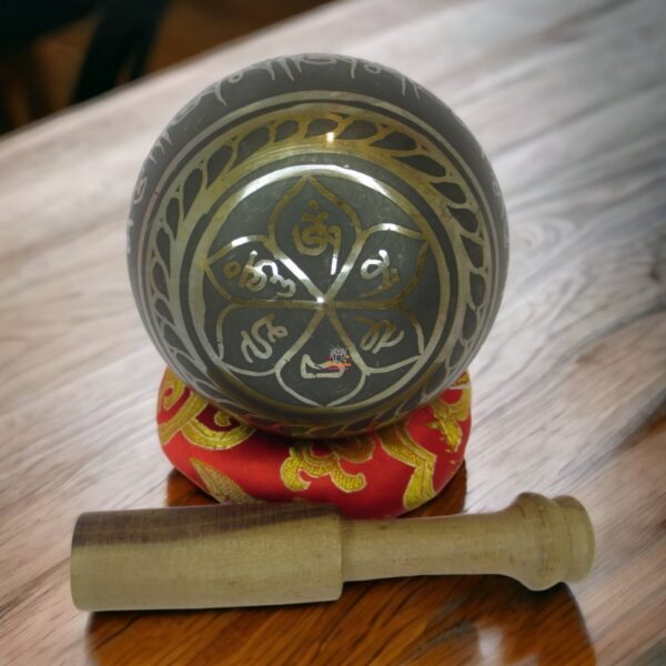 Black Mantra Singing Bowl