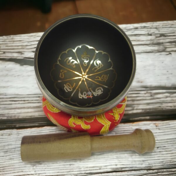 Black Mantra Singing Bowl