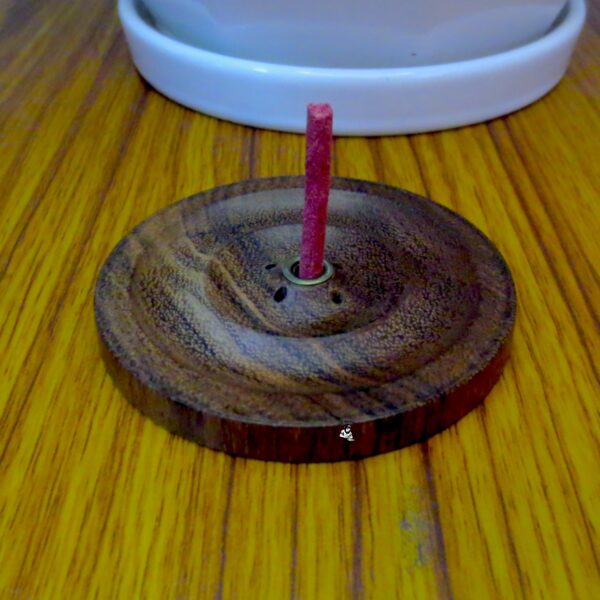 Tibetan Circle Carved Incense Holder